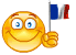 смайлик с французским флагом